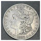 1883 .7734oz Silver Morgan Dollar