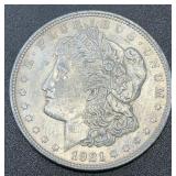 1921 .7734oz Silver Morgan Dollar