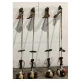 (4) RedMax BCZ3060TS Gas Powered String Trimmers