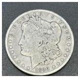 1890 .7734oz Silver Morgan Dollar