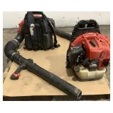(2) RedMax EBZ6500RH Gas Powered Backpack Blowers