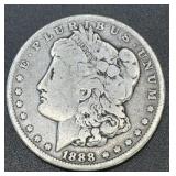 1888 .7734oz Silver Morgan Dollar