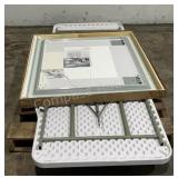 Mirror & Folding Table