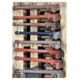 (8) 24" Pipe Wrenches