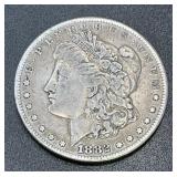 1882 .7734oz Silver Morgan Dollar