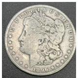 1896 .7734oz Silver Morgan Dollar