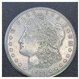 1921 .7734oz Silver Morgan Dollar