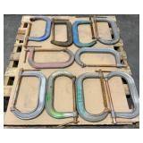 (10) 10" C-Clamps