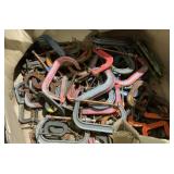 (Approx 50) Assorted C-Clamps