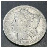 1902 .7734oz Silver Morgan Dollar