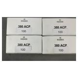 (200) Rnds Reloaded 380 ACP 100