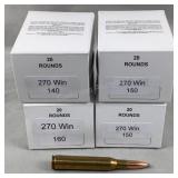 (80) Rnds Reloaded 270 Win