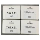 (80) Rnds Reloaded 7.62x51