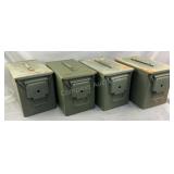 (4) Extra Large Ammo Cans