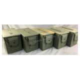(5) Extra Large Ammo Cans