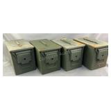 (4) Extra Large Ammo Cans