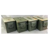 (4) Extra Large Ammo Cans