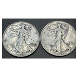 (2) 1942 .3617 Troy Oz Silver Coins