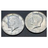 (2) 1964 .3617 Troy Oz Silver Coins
