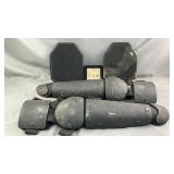 Ballistic Riot Leg Guards & Ceramic plates