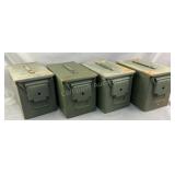 (4) Extra Large Ammo Cans