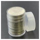 (20) .3617 Troy Oz Silver Coins