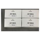 (200) Rnds Reloaded 357 Magnum 158 HP
