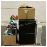 Microwaves, Heaters, Office Supplies +