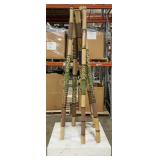 Painted Bamboo Sculpture