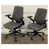 (2) Steelcase Rolling Office Chair