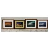(4) Framed Prints