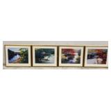 (4) Framed Prints