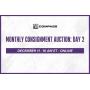 December Monthly Consignment Auction: Day 2