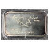 1973 Mother Load Mint .999 Fine Silver Bar USA 1 O