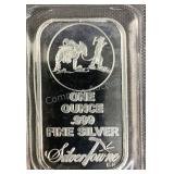 Silver Towne .999 Fine Silver 1 Ounce Bar