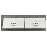 (100) Rnds Reloaded 45 ACP Ammo