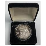 (1) Mario Lemieux Fine Silver One Troy Ounce Round