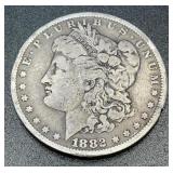 1882 .7734oz Silver Morgan Dollar