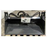 2025 Wolverine 48" Combo Bucket Mini Skid Attachme