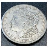1921 .7734oz Silver Morgan Dollar