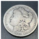 1890 .7734oz Silver Morgan Dollar