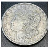 1921 .7734oz Silver Morgan Dollar