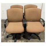 (4) Rolling Office Chairs