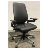 Steelcase Leather Rolling Office Chair 442A30
