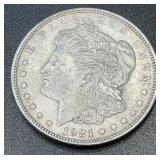 1921 .7734oz Silver Morgan Dollar