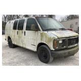*SEIZURE* 2000 GMC Savana 3500 Cargo Van INOP
