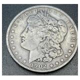 1902 .7734oz Silver Morgan Dollar