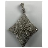 $500 Diamond Silver Pendant
