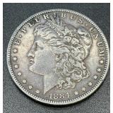 1884 .7734oz Silver Morgan Dollar