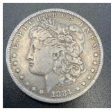 1881 .7734oz Silver Morgan Dollar